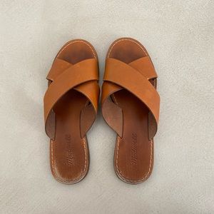 Madewell Brown Slide Sandals Size 8